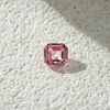 Asscher Cut Rose Padparadscha Couleur Pierres précieuses cultivées en laboratoire