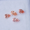 Diamant cultivé en laboratoire VVS taille poire rose vif avec IGI