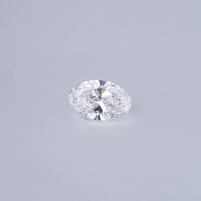 Diamant cultivé en laboratoire ovale Cut 0.5ct 1.0ct VVS HPHT avec IGI